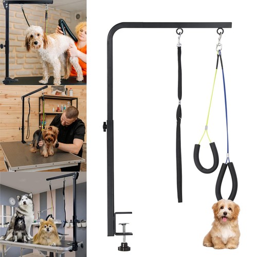 Pet grooming arm with clamp - grooming,