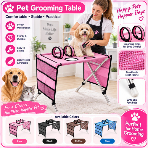 Foldable dog grooming - dog, hammock