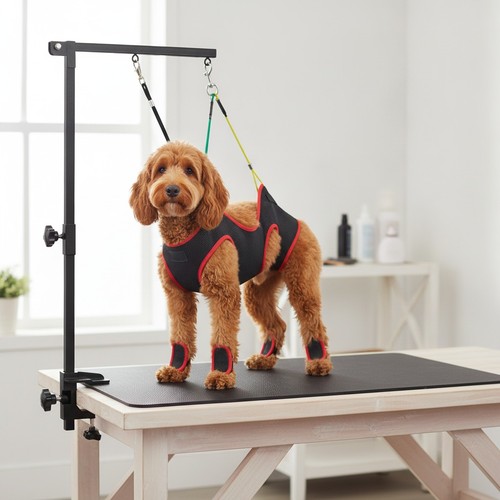 Compact dog grooming table - 35",