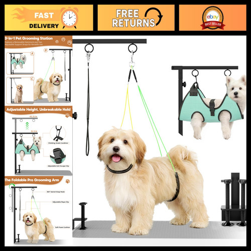 Adjustable dog grooming - adjustable, table