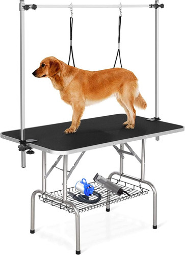 Large dog grooming - grooming, table