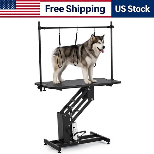 Hydraulic dog grooming table - grooming,