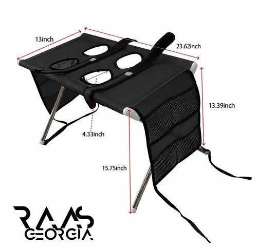 Black universal grooming table - black,