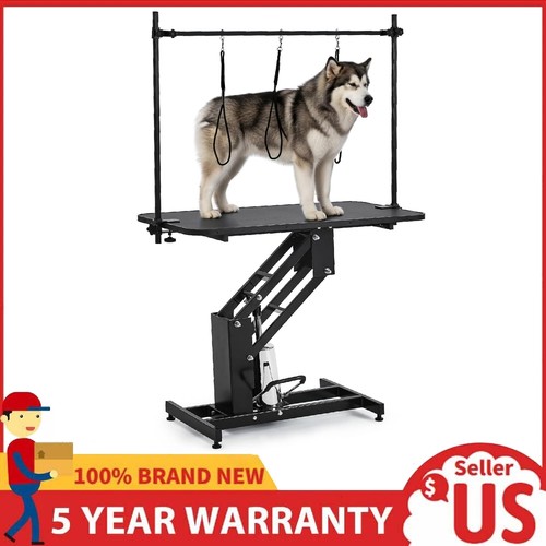 Hydraulic pet grooming table - grooming,