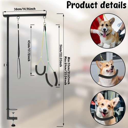 Dog grooming table - table, arm