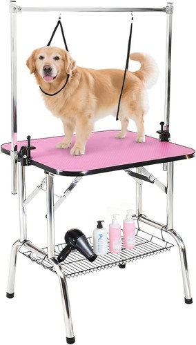 Folding dog grooming table - grooming,