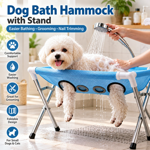 Dog bath hammock - dog,