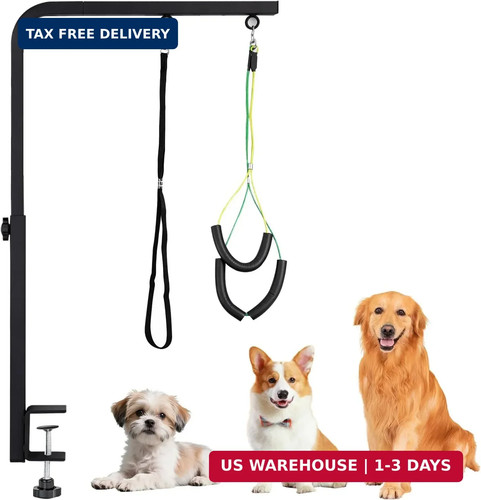 Dog grooming arm - arm, clamp