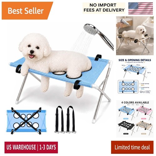 Dog bath hammock - with, stand