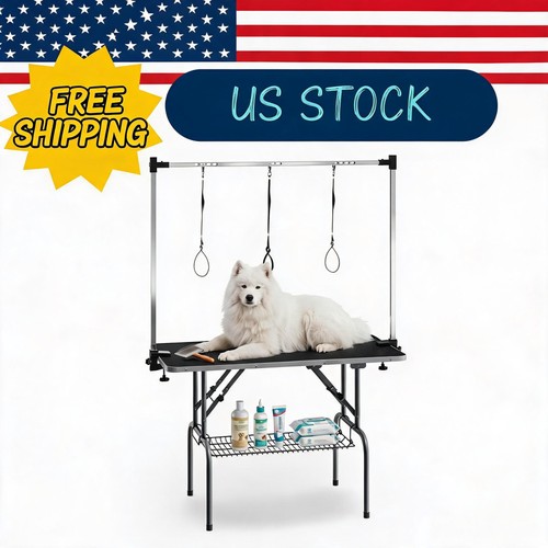 Hydraulic dog grooming table - dog,