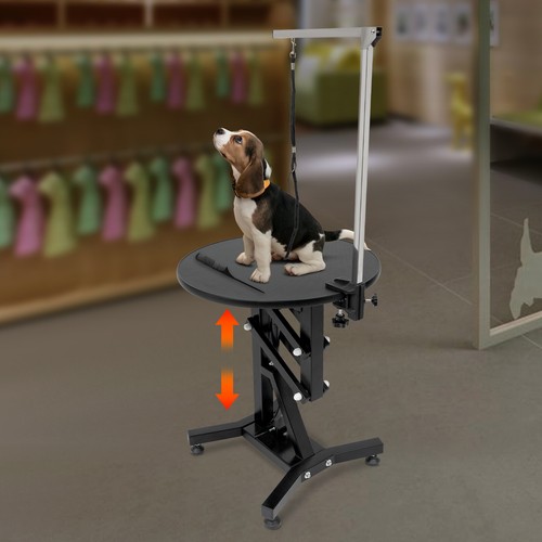 Hydraulic lift dog grooming - lift,